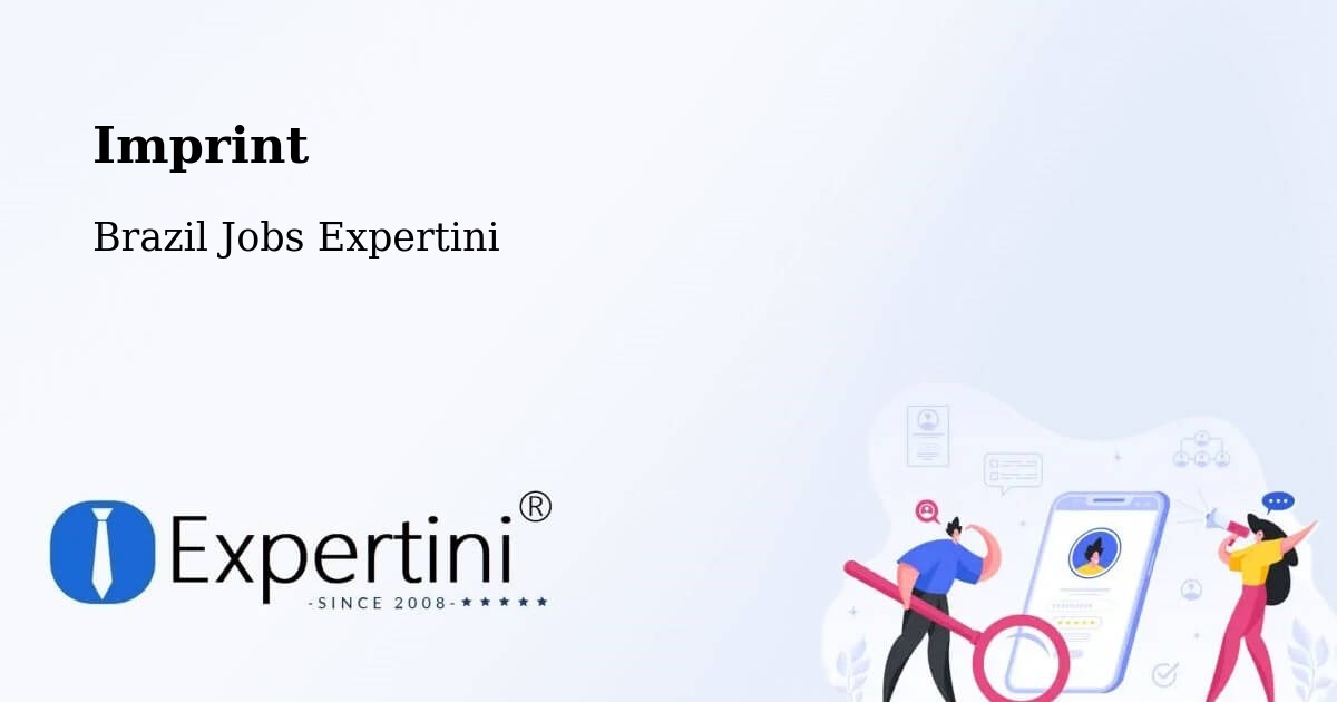 Imprint – Jaci - Brazil Jobs Expertini